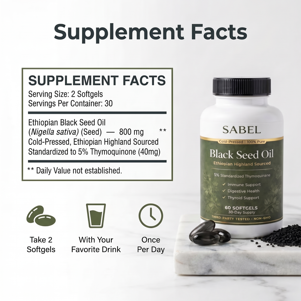 Ethiopian Black Seed Oil